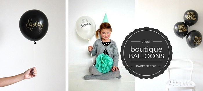 Boutique Printed Helium Balloons