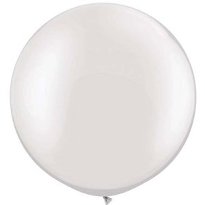 Pearl White Giant Latex Balloons