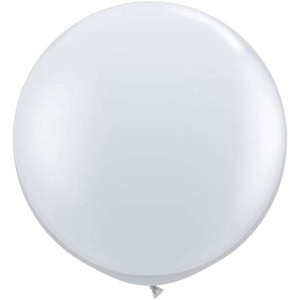 White Giant Latex Balloons