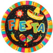 Fiesta Fun Paper Dinner Plates