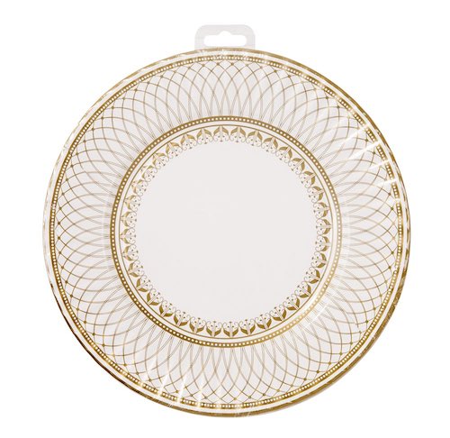 Party Porcelain Gold Large Plates