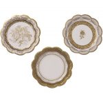 Party Porcelain Gold Small Plates