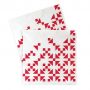 The Aztec Red paper napkins will make a bold statement at your next event.