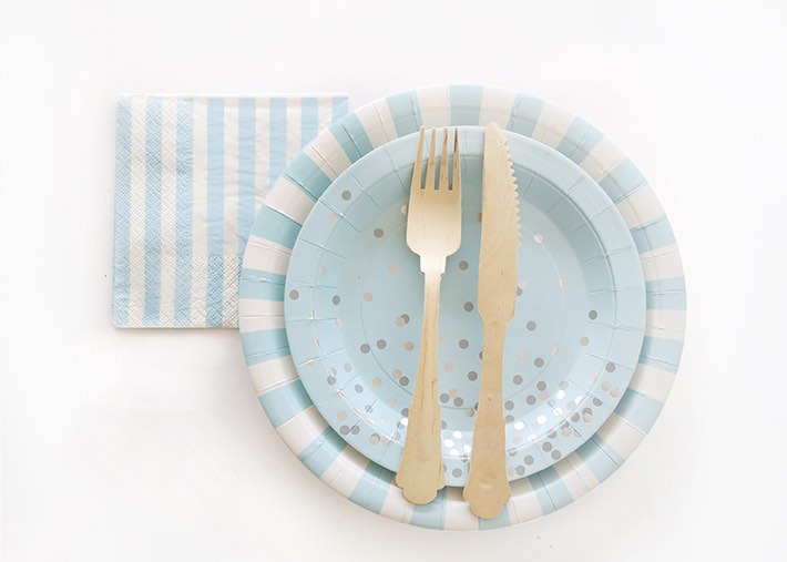 The blue, white and silver range which is perfect for a gender reveal party.