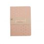 The Blush / Copper Foil Journal by Hipp features a soft pink with a copper hex design.