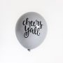 Cheers Y'all balloons are perfect for new years eve celebrations.