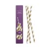 Use our Gold Crush Paper Straws to add some retro glamour to your party drinks