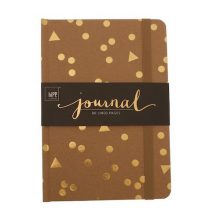 The Kraft / Gold Foil Journal by Hipp is the perfect wedding planning journal!