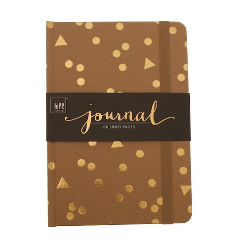 The Kraft / Gold Foil Journal by Hipp is the perfect wedding planning journal!