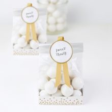 Gold Crush Treat Bags by Paper Eskimo are perfect for wedding favours!