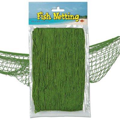 Green Fish Netting for hunting, camouflage or army party.