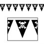 The Jolly Roger Pennant Banner is perfect for your pirate party decorations!