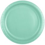 Fresh Mint Green Paper Plates from the Touch of Colour range by Creative Converting.