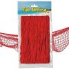 Red fish netting for your pirate party!