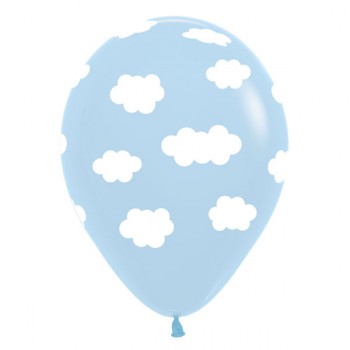 Blue Clouds Balloons by Sempertex are perfect for a baby shower or 1st birthday party.