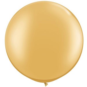 Gold Giant Latex Balloons (75cm) is a jumbo metallic gold party decoration