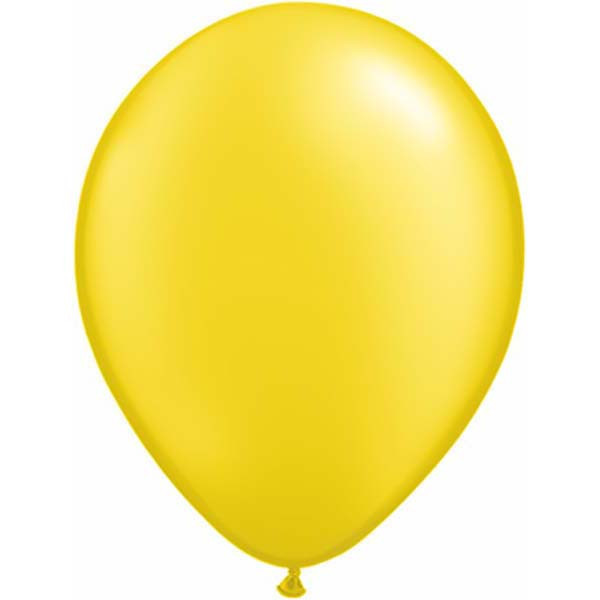 Pearl Citrine Yellow Mini Balloons by Qualatex.