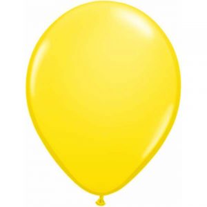 Yellow Mini Balloons 5"