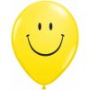 Yellow Smile Face Balloons 11"
