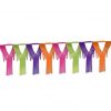 Enjoy the Bright Drop Fringe Garland for decorating your party space!