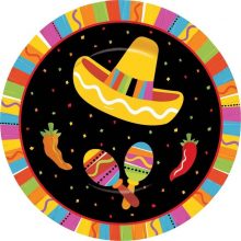 The Fiesta Fun Paper Lunch Plates are perfect for a Mexican party theme!