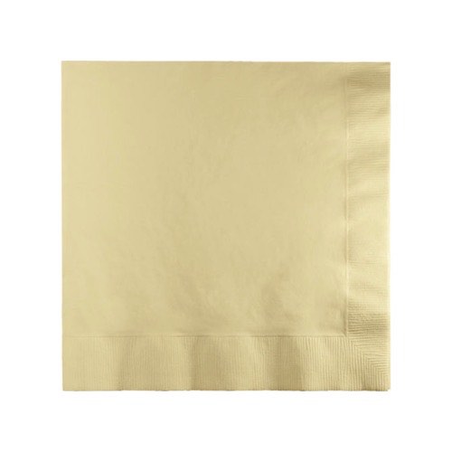 Ivory paper napkins for your wedding tables.