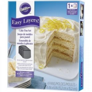 Wilson Square Easy Layers Cake Pan Set for the perfect layer cake.