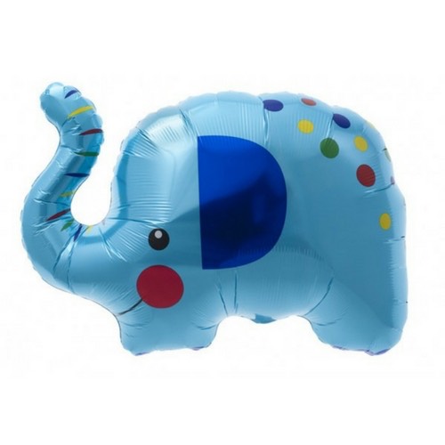Blue Elephant Foil Balloon by North Star Balloons available in NZ.