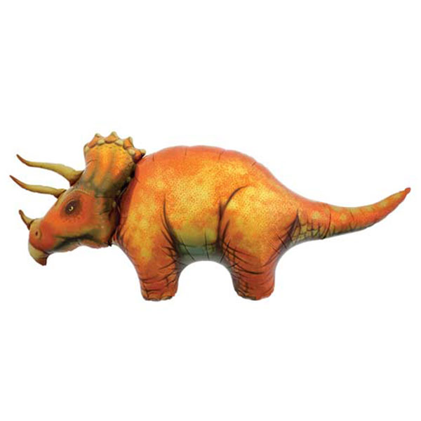 Triceratops foil balloon by North Star Balloons available in NZ.