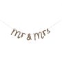 Gold Mr & Mrs Garland by Meri Meri.