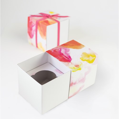 Floral Escape cupcake boxes by Paper Eskimo