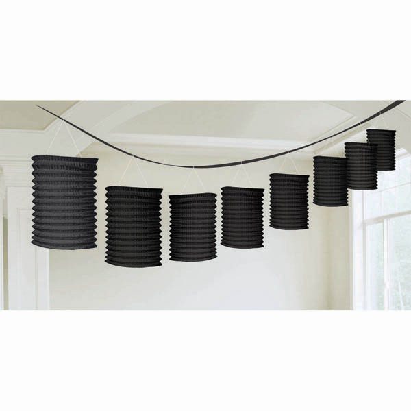 Black lantern garland NZ