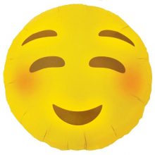 Blushing Emoji Foil Balloon by North Star Balloons