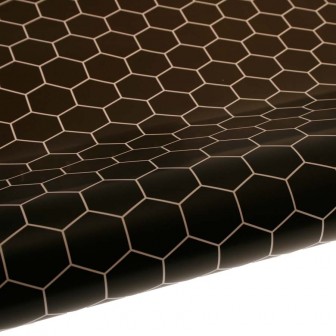 Black Creme Honeycomb gift wrap