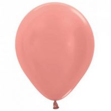 Pearl Rose Gold Mini Balloons