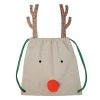 Reindeer back pack / Santa Sack by Meri Meri available in NZ.
