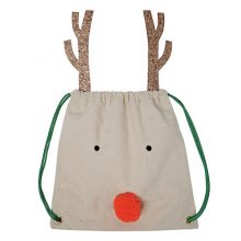 Reindeer back pack / Santa Sack by Meri Meri available in NZ.