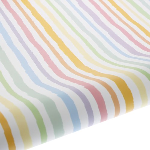Rainbow Paint Stripe Table Runner Gift Wrap