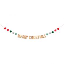 Pom Pom Christmas Garland by Meri Meri.