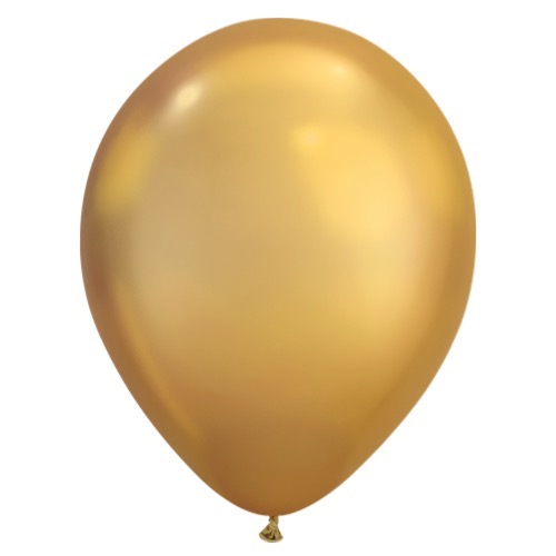 Chrome gold balloons by Qualatex available in NZ.