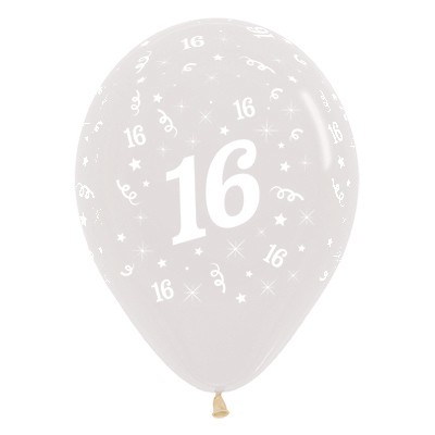 Jewel Crystal Clear 16 Balloons by Sempertex available in NZ.