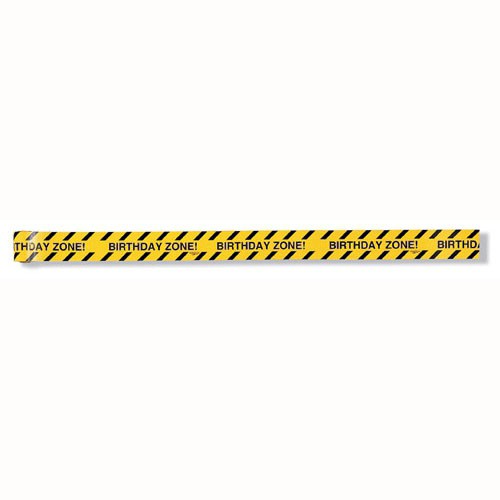 Under Construction Warning Tape for a construction birthday party.